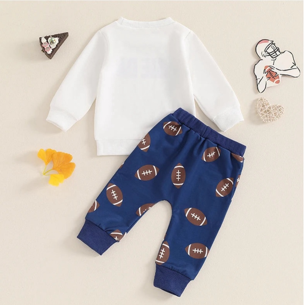 Auguts+Willow Toddler Game Day 2pc Matching Set. Size 2T-3T. Like New! - Picture 8 of 12